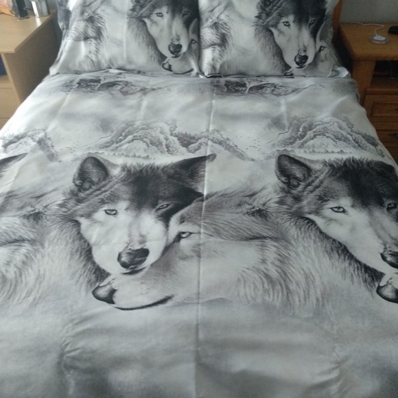 3D bedding 3D wolves - Picture 5 of 7